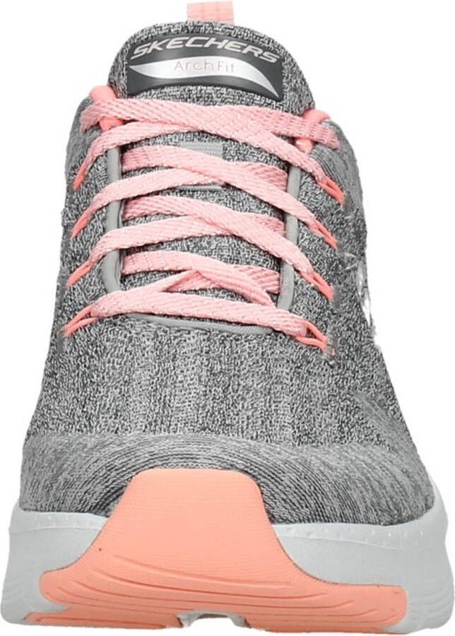 Skechers Arch Fit Comfy Wave Dames Sneakers Grey Pink