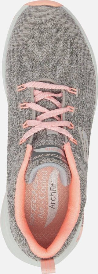 Skechers Arch Fit Comfy Wave Dames Sneakers Grey Pink