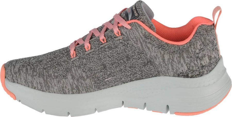 Skechers Arch Fit Comfy Wave Dames Sneakers Grey Pink