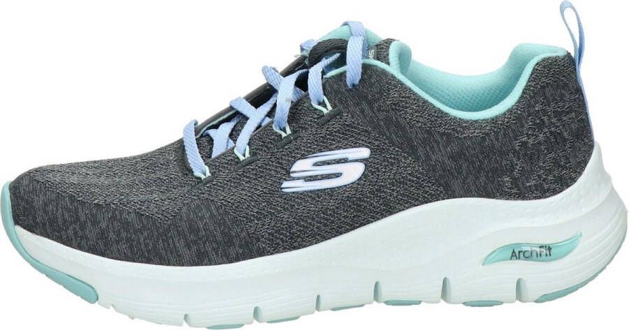 Skechers Arch Fit dames sneaker Antraciet