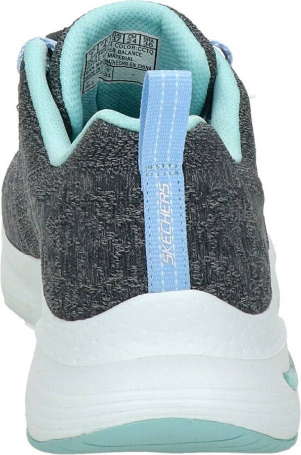 Skechers Arch Fit dames sneaker Antraciet