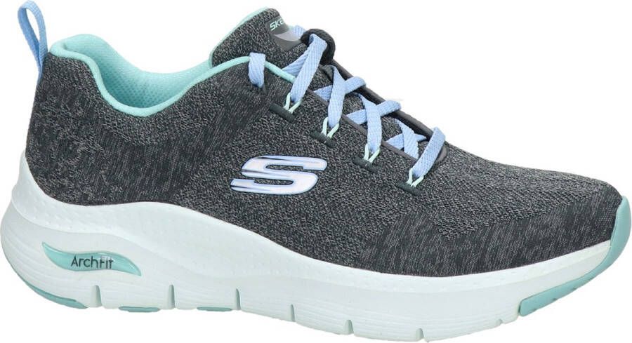 Skechers Arch Fit dames sneaker Antraciet