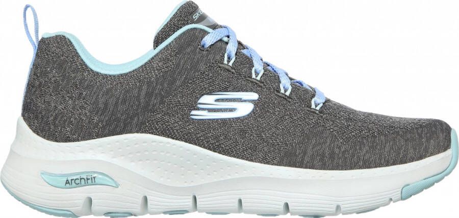 Skechers Arch Fit dames sneaker Antraciet