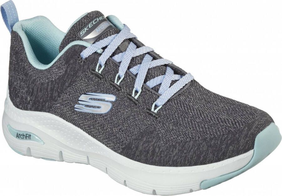 Skechers Arch Fit dames sneaker Antraciet