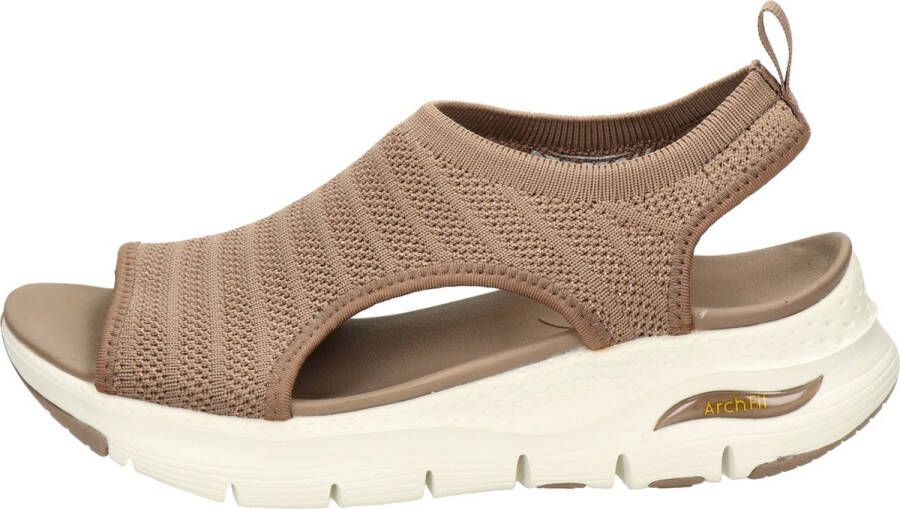 Skechers Stijlvolle Platte Sandalen voor Vrouwen Brown Dames - Foto 7