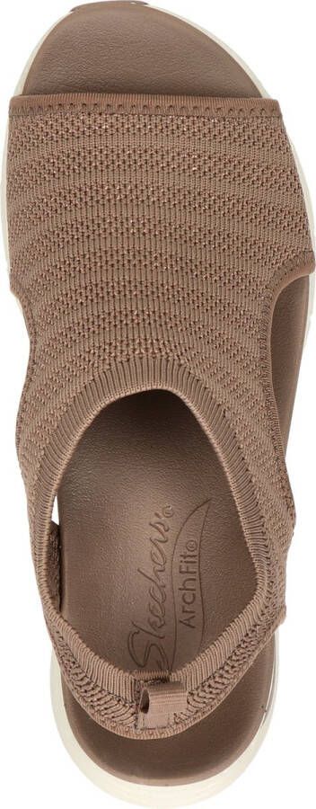 Skechers Arch Fit Darling Days Dames Sandalen Bruin