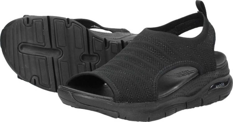 Skechers Arch Fit Darling Days Dames Sandalen Zwart - Foto 8