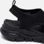 Skechers Arch Fit Platte Sandalen voor Dames Zwart Dames - Thumbnail 4