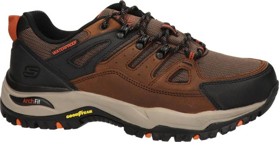 Skechers Arch Fit Dawson heren sneaker Cognac - Foto 2