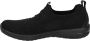 Skechers Arch Fit Flex Dames Sneakers Black Black - Thumbnail 3