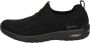 Skechers Arch Fit Flex Dames Sneakers Black Black - Thumbnail 6