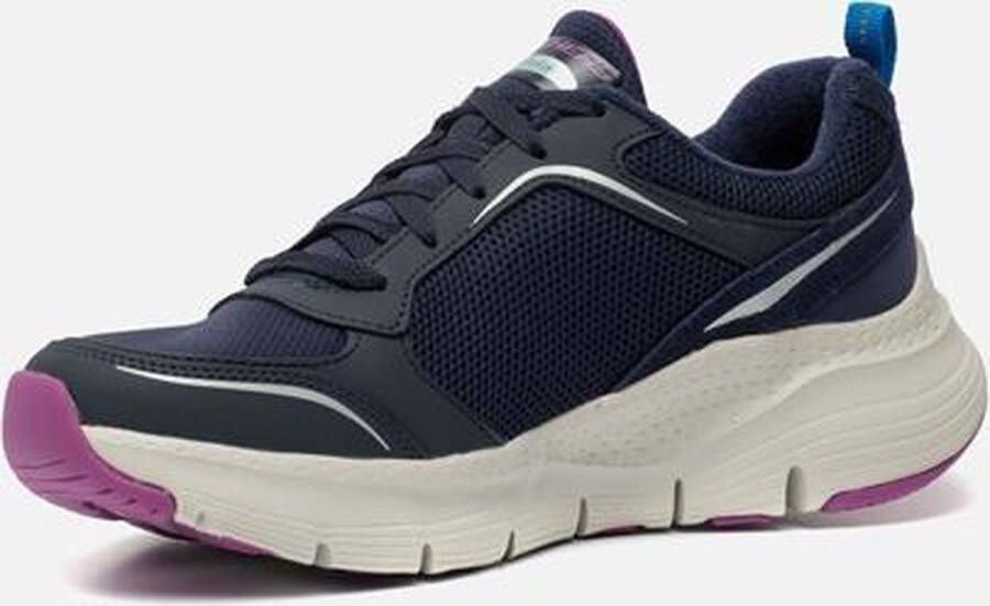 Skechers Arch Fit Gentle Stride Dames Sneakers Navy Purple