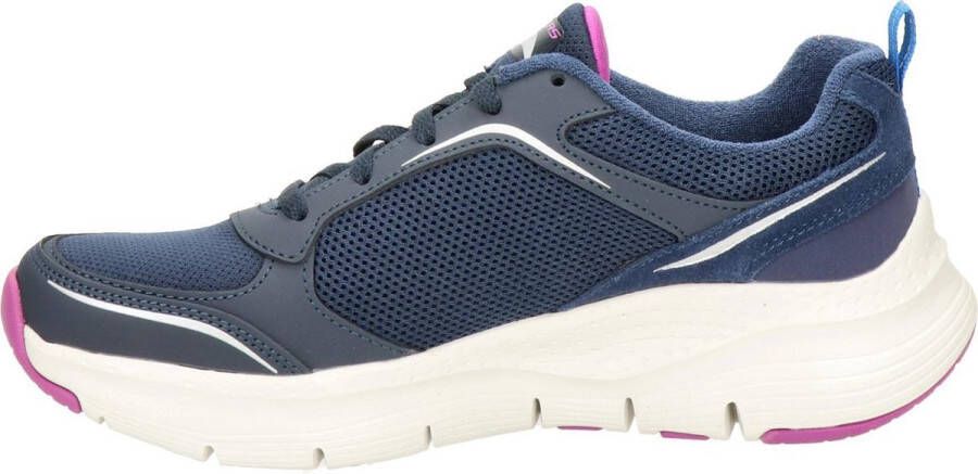 Skechers Arch Fit Gentle Stride Dames Sneakers Navy Purple