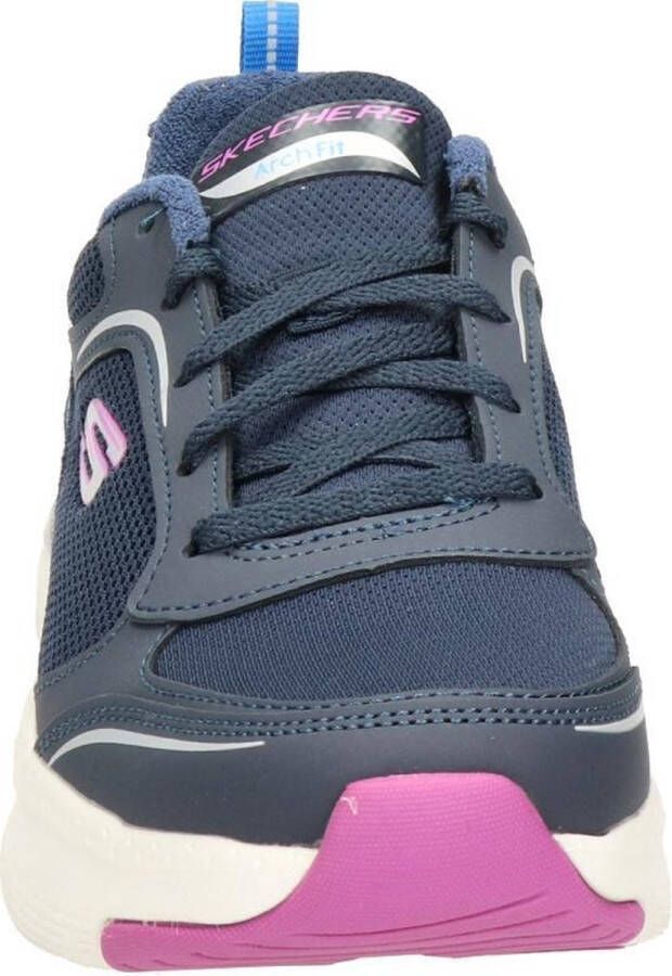 Skechers Arch Fit Gentle Stride Dames Sneakers Navy Purple