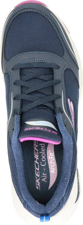 Skechers Arch Fit Gentle Stride Dames Sneakers Navy Purple