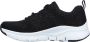 Skechers Arch Fit Glee for all zwart wit sneakers dames (149713 BKW) - Thumbnail 27