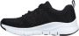 Skechers Arch Fit Glee for all zwart wit sneakers dames (149713 BKW) - Thumbnail 7