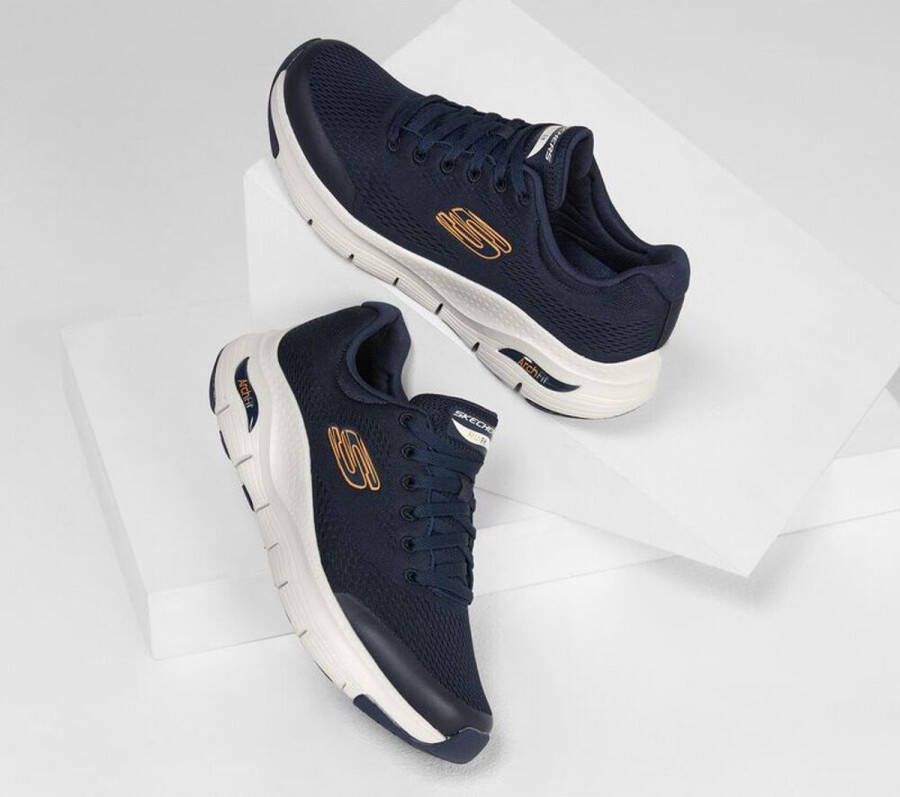 Skechers Arch Fit Heren Sneakers Navy