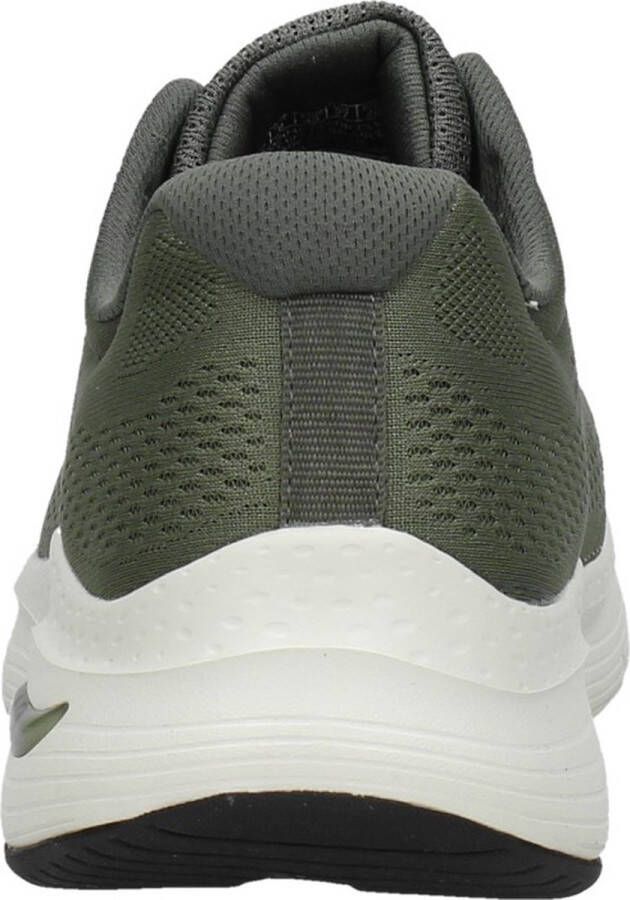 Skechers Arch Fit Heren Sneakers Olijfgroen