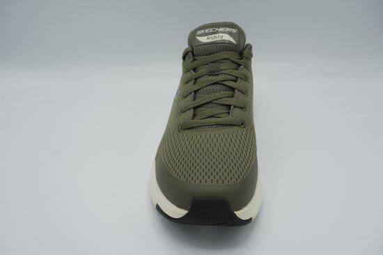 Skechers Arch Fit Heren Sneakers Olijfgroen