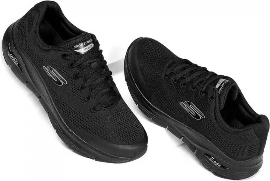 Skechers Arch Fit Heren Sneakers Zwart