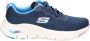 Skechers Arch Fit-Infinity Cool 149722-NVMT Vrouwen Marineblauw Sneakers - Thumbnail 33