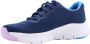 Skechers Arch Fit-Infinity Cool 149722-NVMT Vrouwen Marineblauw Sneakers - Thumbnail 41