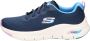 Skechers Arch Fit-Infinity Cool 149722-NVMT Vrouwen Marineblauw Sneakers - Thumbnail 47