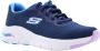 Skechers Arch Fit-Infinity Cool 149722-NVMT Vrouwen Marineblauw Sneakers - Thumbnail 49