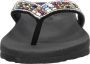 Skechers Arch Fit Meditation -Glam Gal Dames Slippers Zwart;Multicolour - Thumbnail 12