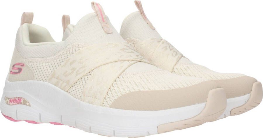 Skechers Arch Fit Modern Rhythm beige Synthetisch Dames