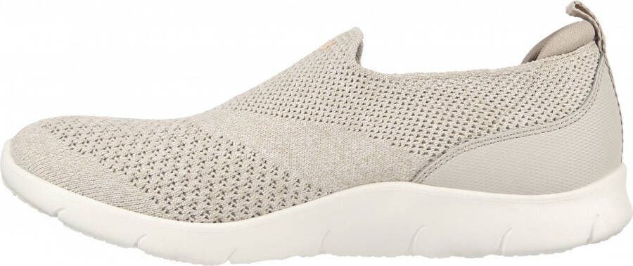 Skechers Arch Fit Refine Don'T Go Dames Instappers Taupe