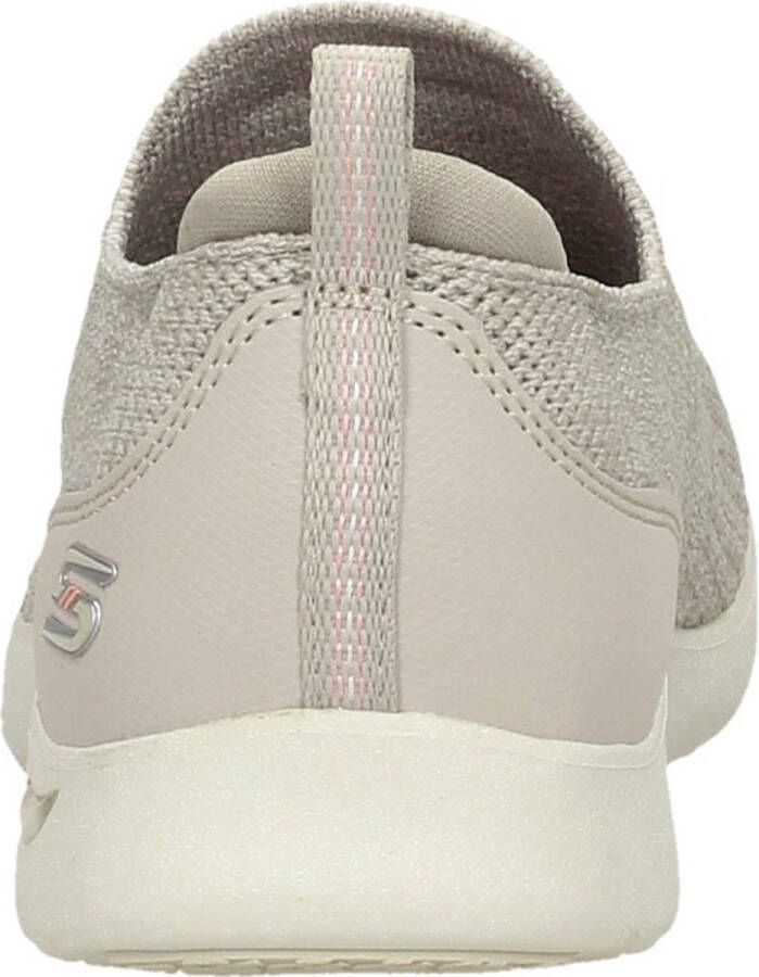 Skechers Arch Fit Refine Don'T Go Dames Instappers Taupe