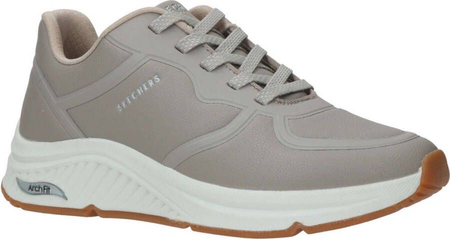 Skechers Fumette Stijlvolle Sneakers voor Modebewuste Vrouwen Beige Dames