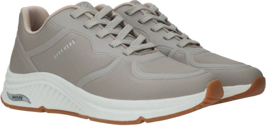 Skechers Arch Fit S-Miles- Mile Makers Dames Sneakers Taupe