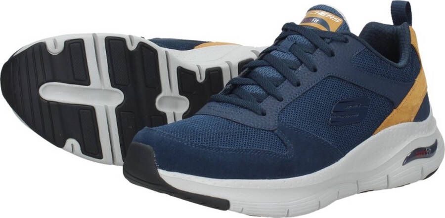 Skechers Arch Fit-Servitica Heren Sneakers Donkerblauw