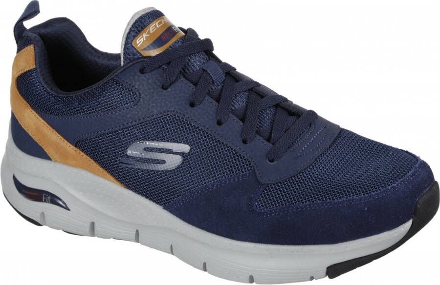 Skechers Arch Fit-Servitica Heren Sneakers Donkerblauw