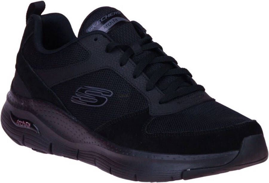 Skechers Arch Fit-Servitica Heren Sneakers Zwart