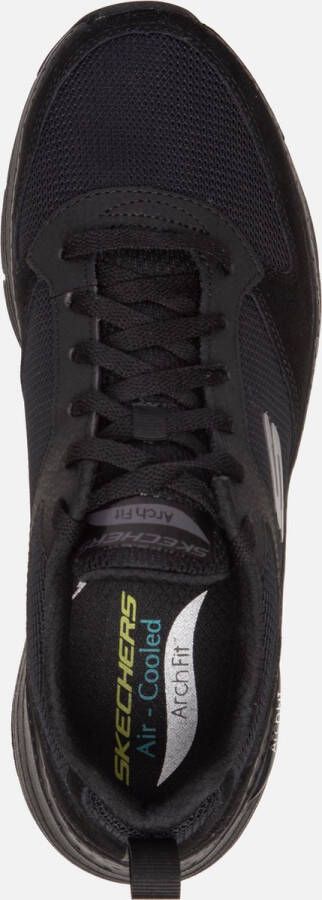 Skechers Arch Fit-Servitica Heren Sneakers Zwart