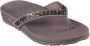 Skechers Arch Fit Meditation Glam Gal VEGAN Slipper Dames Taupe - Thumbnail 6