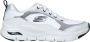 Skechers Arch Fit dames sneaker Wit zwart - Thumbnail 24