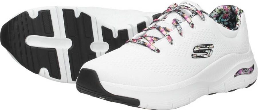 Skechers Arch Fit Sneakers zwart Synthetisch Dames