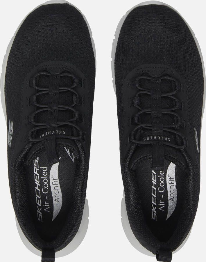 Skechers Arch Fit Vista Gleaming Dames Sneakers Zwart - Foto 3