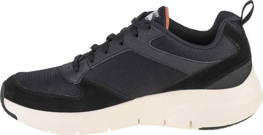 Skechers Atletische Stijl Sneaker met Arch Ondersteuning Black Heren