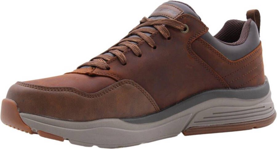 Skechers Bengao Hombre Heren Sneakers Kastanjebruin