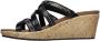 Skechers Beverlee Tiger Posse sandalen met sleehak zwart Dames - Thumbnail 5