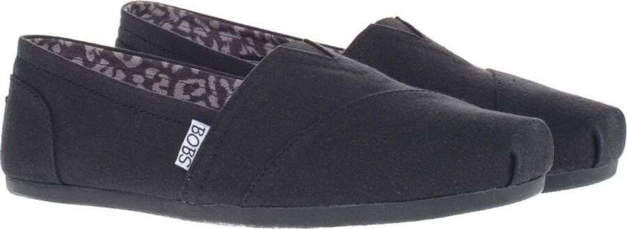 Skechers Bobs Plush Peace & Love Dames Espadrilles Black