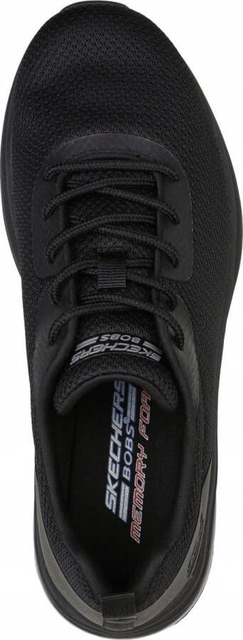 Skechers Bobs Pulse Air leren dames sneakers Zwart Maat Extra comfort Memory Foam41 - Foto 5