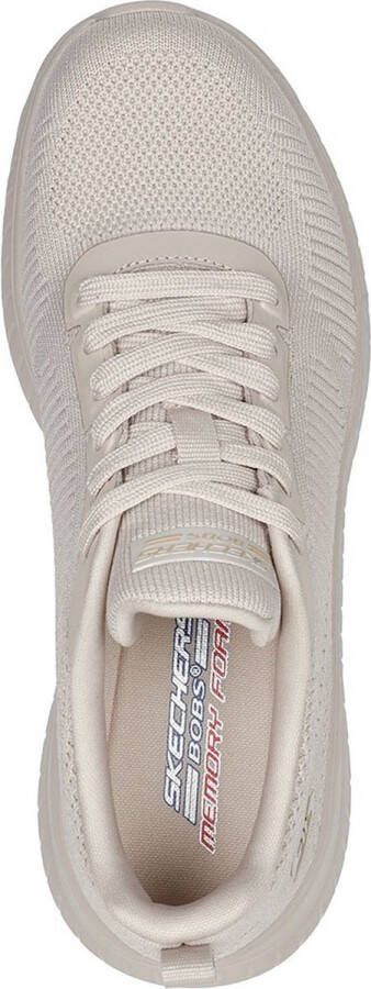 Skechers Bobs Sport Squad Chaos Face Off Sneakers Beige Vrouw