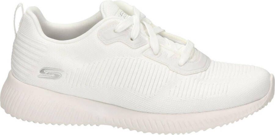 Skechers Sneakers BOBS SQUAD TOUGH TALK met skech-knit vrijetijdsschoen halfhoge schoen veterschoen